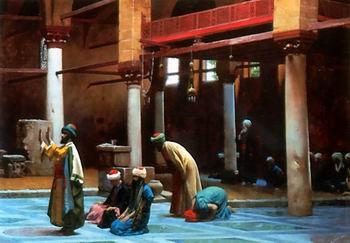 unknow artist Arab or Arabic people and life. Orientalism oil paintings  518